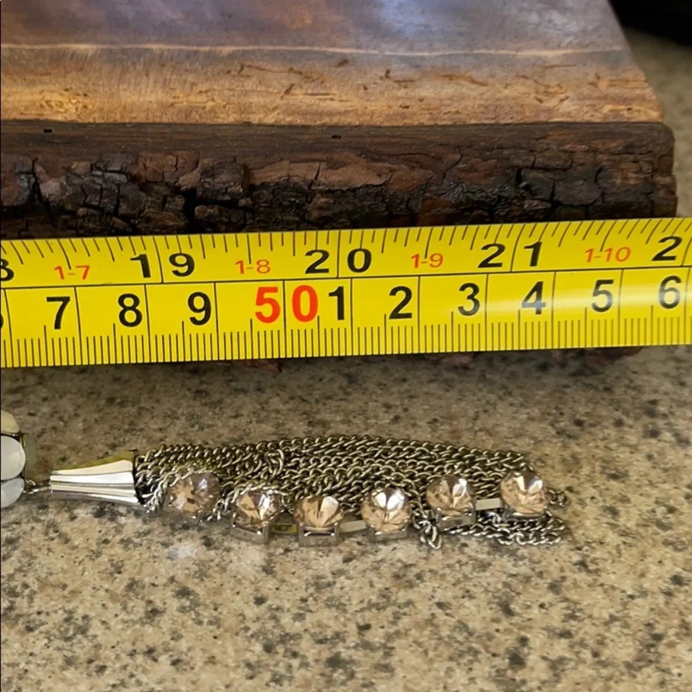 3x$25 ❤️ New York & Co long chain necklace rose pendant ❤️ - Picture 13 of 15